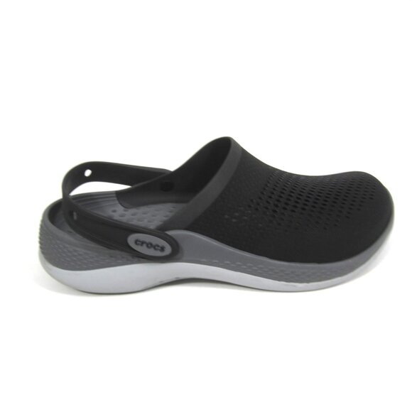 Crocs LiteRide 360 Black / Slate Gray Clogs Mens 10 Womens 12  EUC - Picture 5 of 11